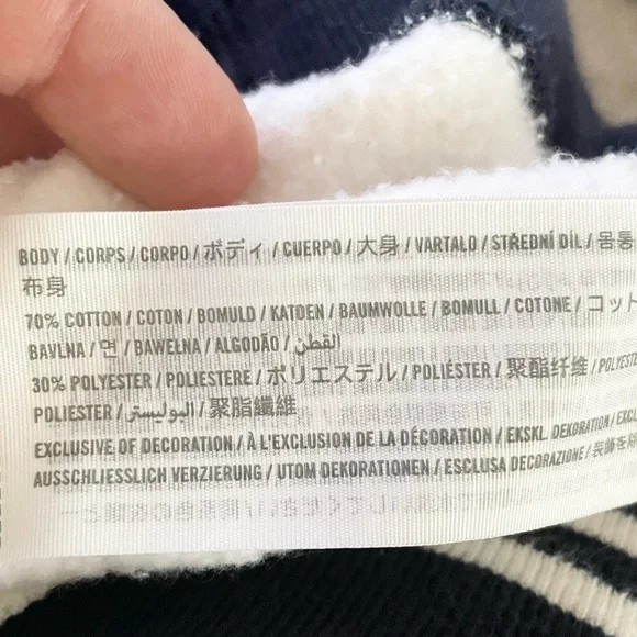 Abercrombie & Fitch Soft A&F Fleece oversized graphic Santa Barbara pullover M - Picture 8 of 8